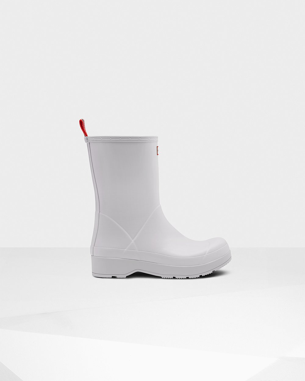 Kalosze Play Męskie - Hunter Original Mid-Height Rain - Szare - CNJW-07461